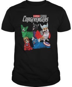 CorgiVENGERS T SHIRT Corgi dog Funny Dog lover Shirt Gift T-Shirt