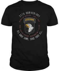 D-Day 75th Anniversary 101st Airborne Div. WWII Vintage Shirt
