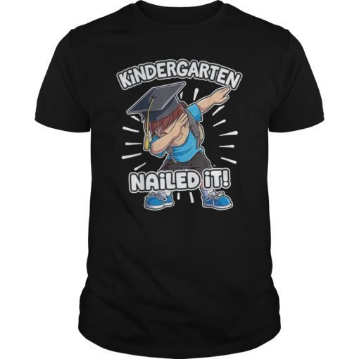 Dabbing Graduation Boy T shirt Kindergarten Class of 2019