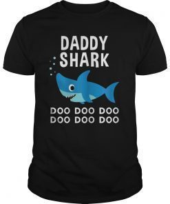 Daddy Shark T-Shirt, Daddy Shark Tee, Daddy Shark Vintage Style, Shark Family Shirt