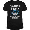 Daddy Shark T-Shirt Doo Doo Funny Baby Mommy Kids Shirt T-Shirt