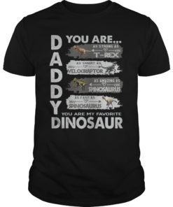 Daddy You Are as Strong as T-Rex Funny Father Day TShirt
