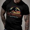Fatherhood Like A Walk In The Park - Jurassic Park Abadass Dad Father Handsome Daddy Poppop Fathor Happy Father's Day Gifts T-shirt