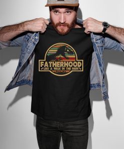 Fatherhood Like A Walk In The Park Jurassic Park Classic T-Shirt