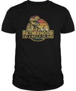 Funny Fatherhood Like A Walk In The Park T Shirt