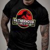 Fatherhood Like A Walk In The Park T-Shirt Dad Retro Sunset