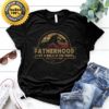 Fatherhood Like A Walk In The Park T-shirt - Jurassic Park Abadass Dad Father