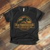 Fatherhood is a Walk in the Park Funny T-Shirt Father Jurassic Park Daddy Vintage Shirt Father's Day Gift Idea
