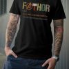 Fathor Like A Dad Just Way Mightier See Also Handsome Exceptional - Funny Marvel Avengers Fat Thor EndGame Beer Lovers Gifts, Unisex T-Shirt