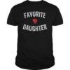 Favorite Daughter Heart Distressed Vintage Faded Design Gift T-Shirts