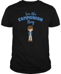 First Communion Shirt for brunette Boys 2019