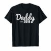 First Time Daddy Established 2019 New Dad Gift T-Shirt