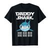 Funny Fathers Day Daddy Shark T-shirt Dad Shark Doo Doo Doo