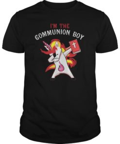 Funny Unicorn I'm The Communion Boy Christians Shirts Gifts