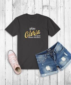 Gloria Blues Shirt, St. Louis Blues, Mens Blues Shirt, Ladies Blues Shirt, STL, Hockey tee, STL Hockey