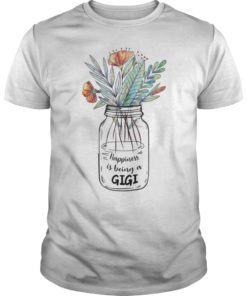 Happiness Is Being A Gigi TShirt Cute Mother's Day Gifts