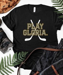Hockey Play Gloria T Shirt Gift vintage Hockey T-Shirt