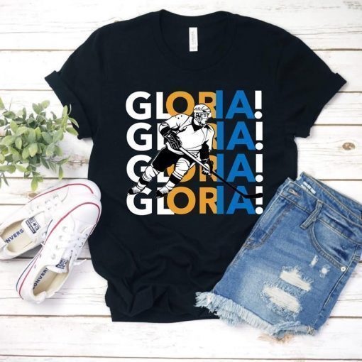 Hockey Play Gloria T Shirt Gift vintage Hockey Tee Shirt