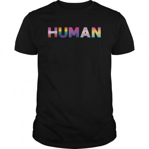 Human Rainbow Flag Shirt LGBTQ