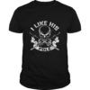 I Like His Pole T-Shirt Funny Saying Fishing Couples Gifts