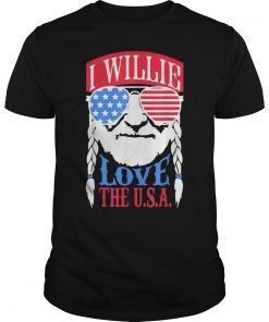 I Willie Love The USA Shirts 4th Of July Shirt Men Women