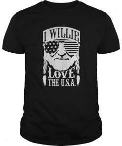 I Willie Love The USA Shirts 4th Of July T- Shirts Men Women
