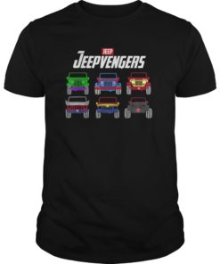 Jeepvengers t-shirt gift for jeeps lover vintage car fans