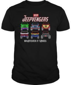 Jeepvengers tee shirt gift for jeeps lover vintage car fans