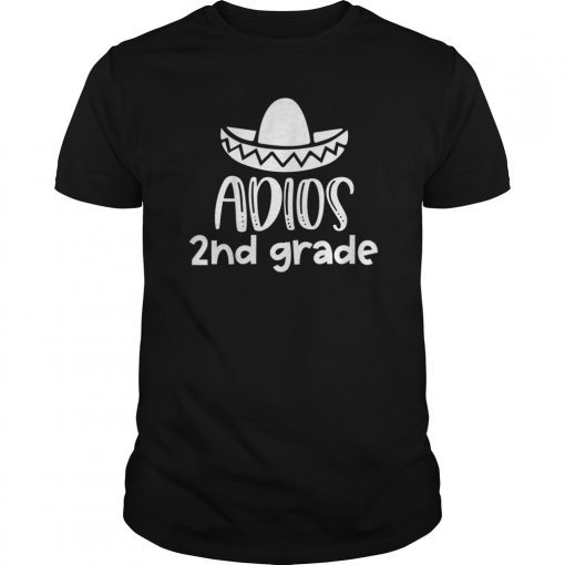 Kids Adios 2nd Grade Shirt Last Day of School Shirt for Kids Tee