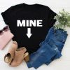 Leslie Jones Mine T-shirt Pro Choice Shirt Womens Mine Down Arrow Leslie Pro Choice Jones T-Shirt