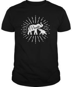 Mama Africa Elephant T-Shirt Gift For Mothers Day