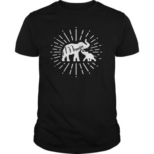 Mama Africa Elephant T-Shirt Gift For Mothers Day