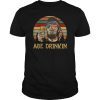 Mens ABE Drinkin Beer Abraham Lincoln Vintage Shirt 4th Of July