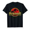 Mens Being A Dad Like A Walk in the Park Graphic Shirt Funny Dad Dinosaur T-Shirt