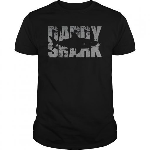 Mens Daddy Shark T-Shirt Funny Shark Shirt