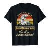 Mens Don't Mess With Dadsaurus Funny T-Rex Fathers Day Shirt