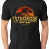 Mens Fatherhood is a Walk in the Park Funny Tee T-Shirts