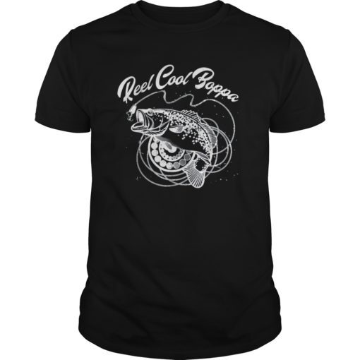 Mens Fishing Reel cool Boppa Tee Shirt Father's day 2019 Gift