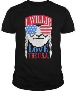 Mens I Willie Love The USA Shirts 4th Of July Shirt Men Women