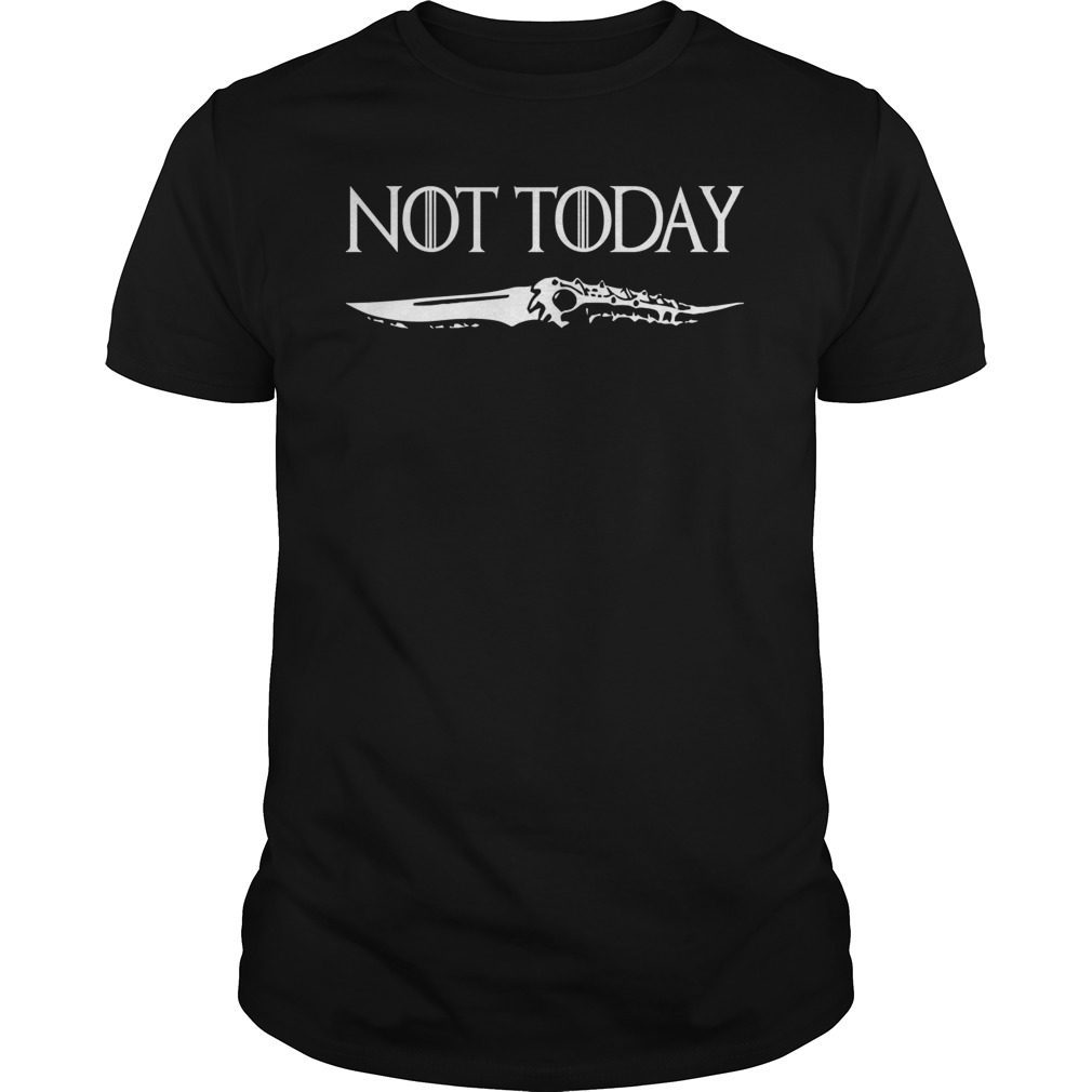 Mens Not Today Arya Stark T-Shirt - ShirtsMango Office
