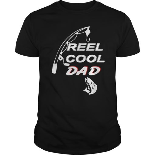 Mens Reel Cool Dad T-Shirt Fishing Daddy Father's Day Gift