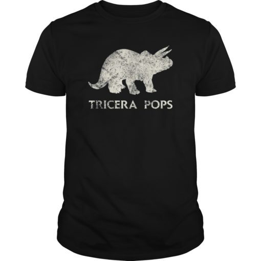 Mens Tricera Pops Funny Gift tshirt