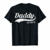 Mens Vintage daddy est. 2019 t-shirt funny gift for father's day