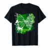 Mental Health Awareness Butterfly T-shirt Green Ribbon