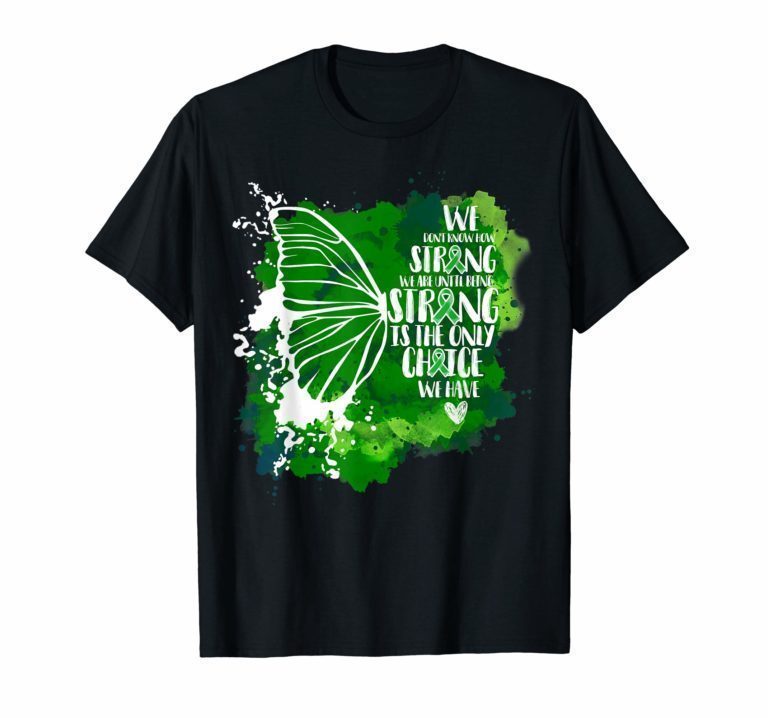 Mental Health Awareness Butterfly Tshirt Green Ribbon ShirtsMango Office