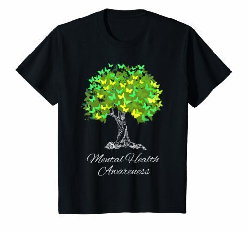 Mental Health Awareness Shirt Warrior Tree Hope And Strenght