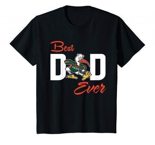 Miami Hurricanes Best Dad T-Shirt – Apparel