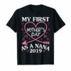 My First Mother's Day As A Nana 2019 Hearts Vintage Shirt