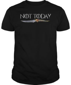 Not Today Death Dagger Gift for Men and Women Shirt