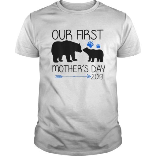 Our First Mother's Day 2019 T shirt Matching Mommy And Baby